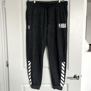 NBA Men’s Gray & White Sweatpants Joggers | Size XL